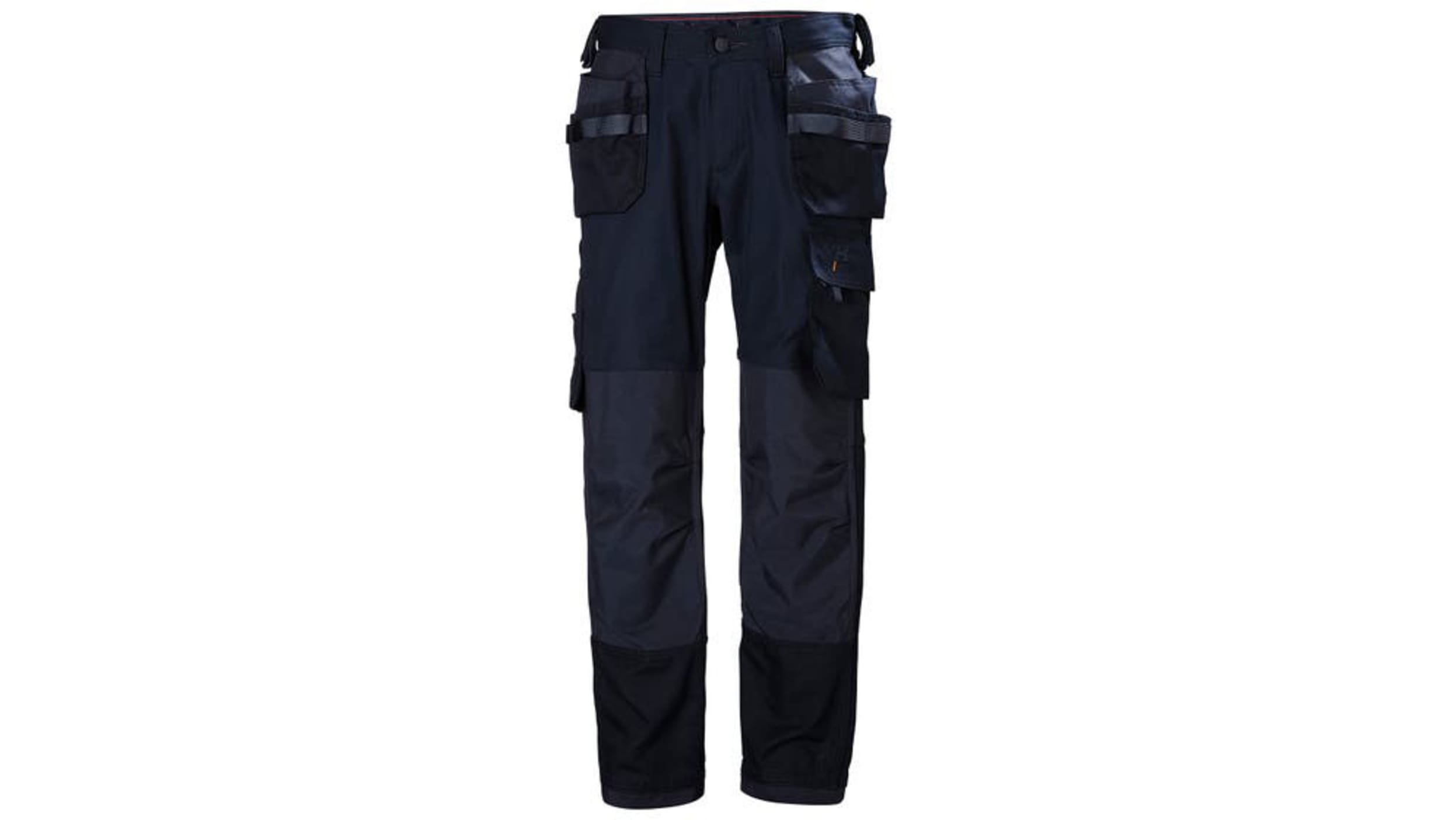 Pantalones de trabajo, Azul marino, Algodón, elastano, poliéster Oxford  41plg XL