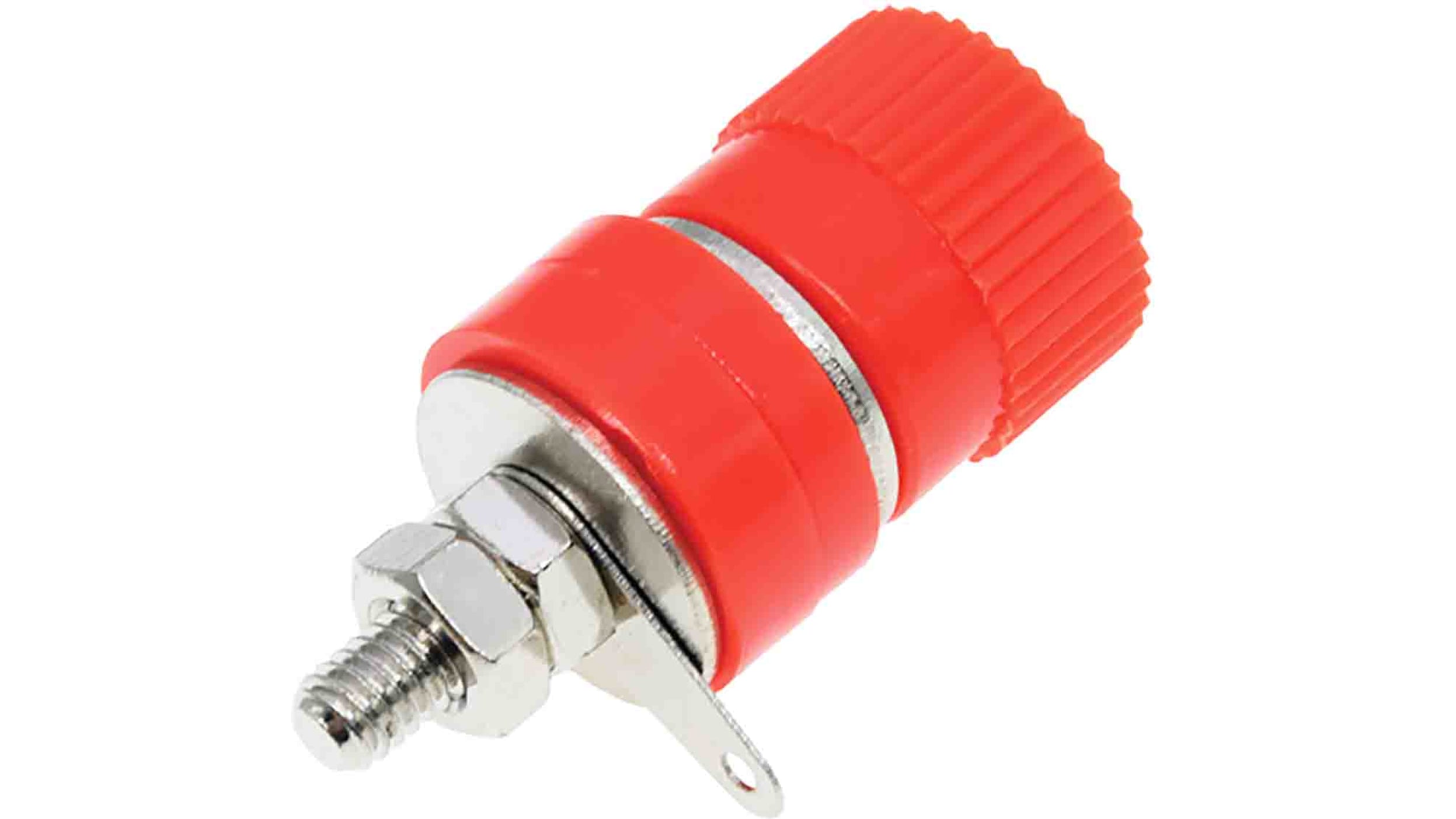 Conector Banana 4mm Hembra Rojo