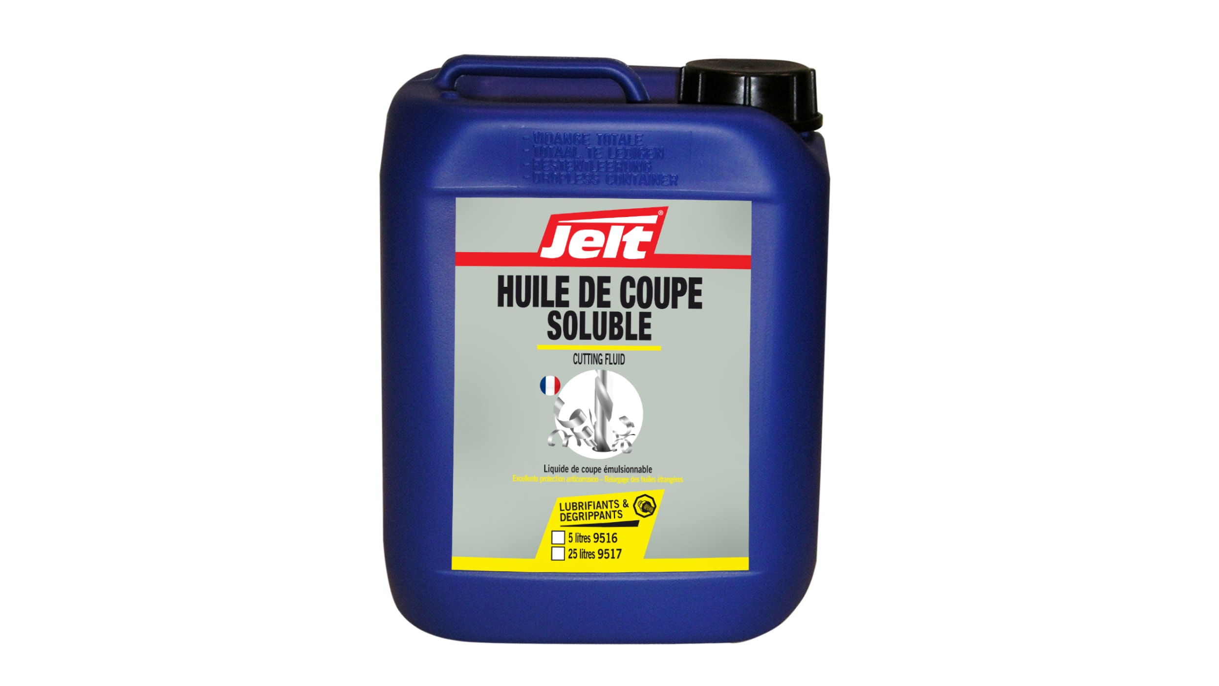 Huile de coupe Soluble Cutting oil Jelt, 5 l, Liquide