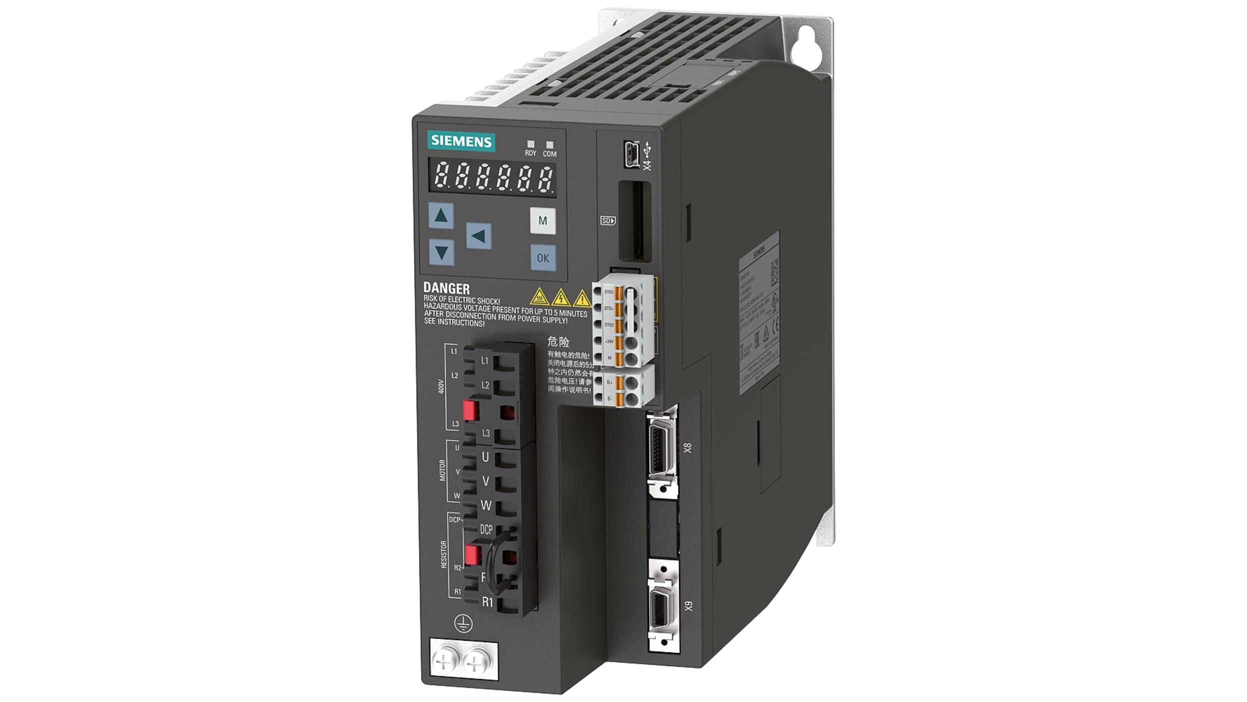 Siemens 0.75 kW Servo Drive, 380 - 480 V, 3 Phase, 6.3 A, 480 V