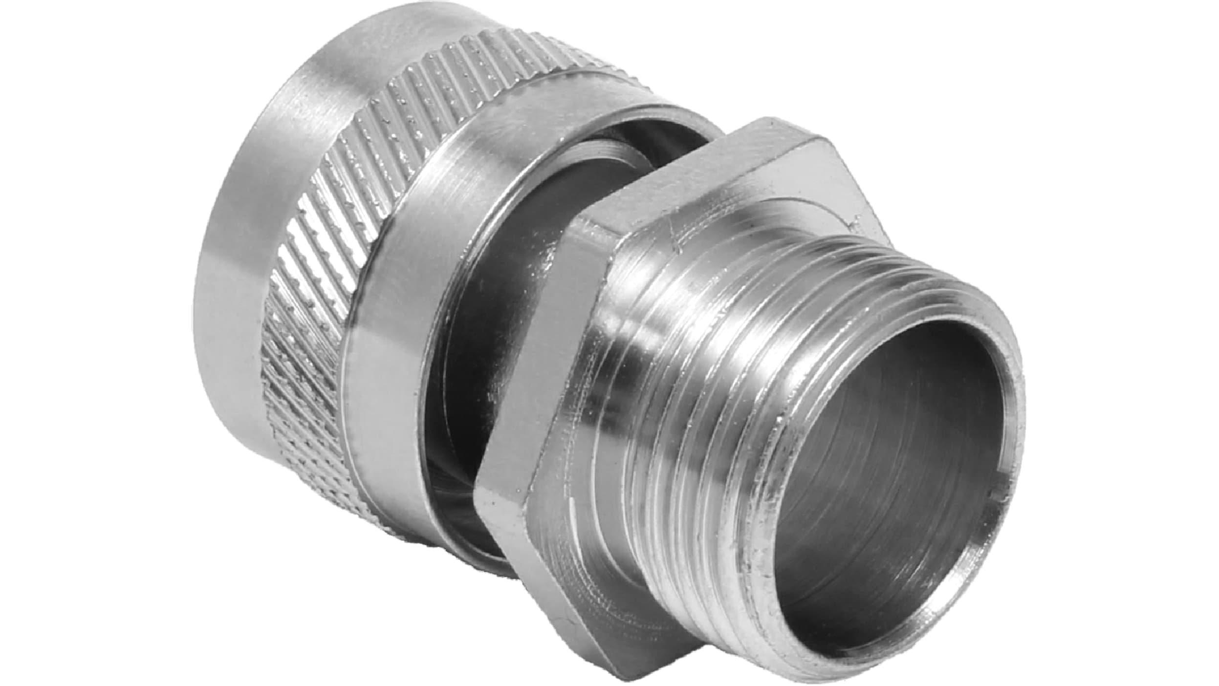 RS PRO Swivel Conduit Fitting 16mm Nominal Size M20 Brass