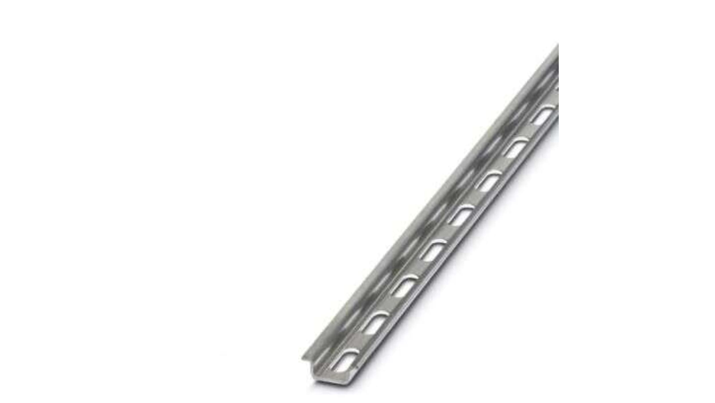 1401763 | Phoenix Contact Aluminium Perforated DIN Rail, Mini Top 