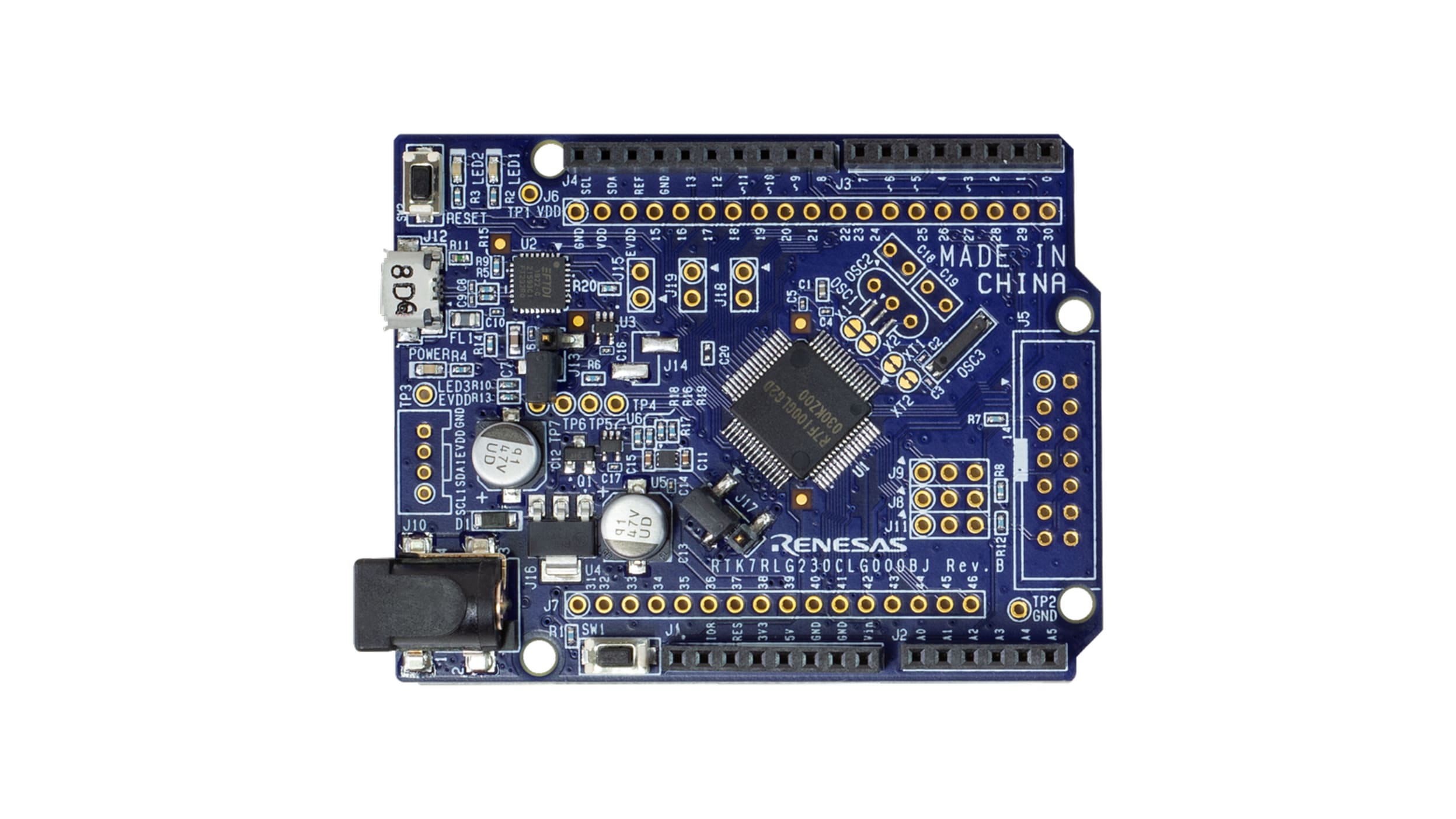 Renesas Fast Prototyping Board for RL78/G23 プロトタイピングボード