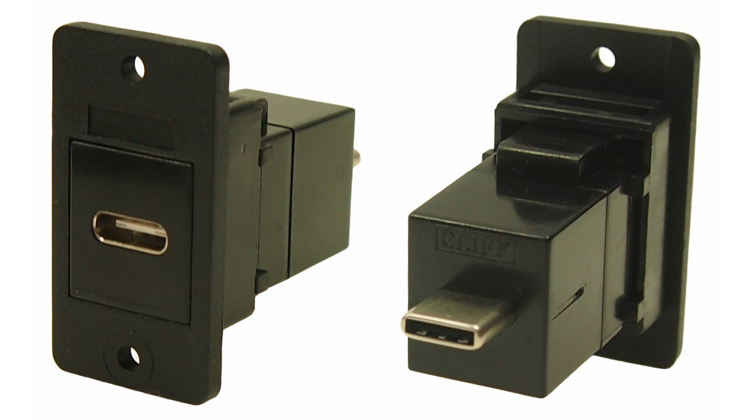 RS PRO USB-Durchführung C, 2-Port Buchse/Stecker / 3.0A, Tafelmontage