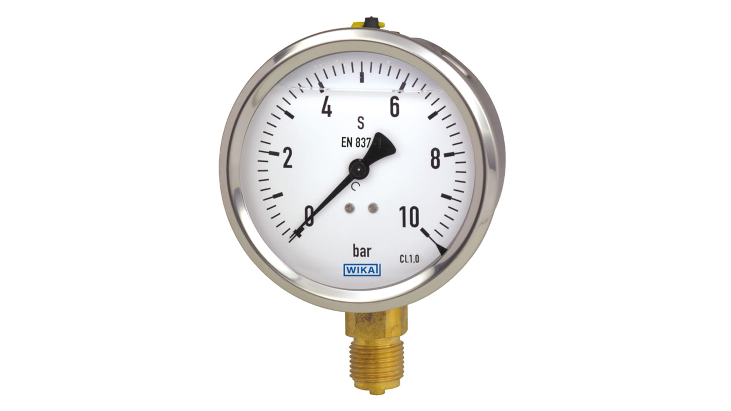 WIKA G 1/4 Analogue Pressure Gauge 400bar Bottom Entry, 9022074