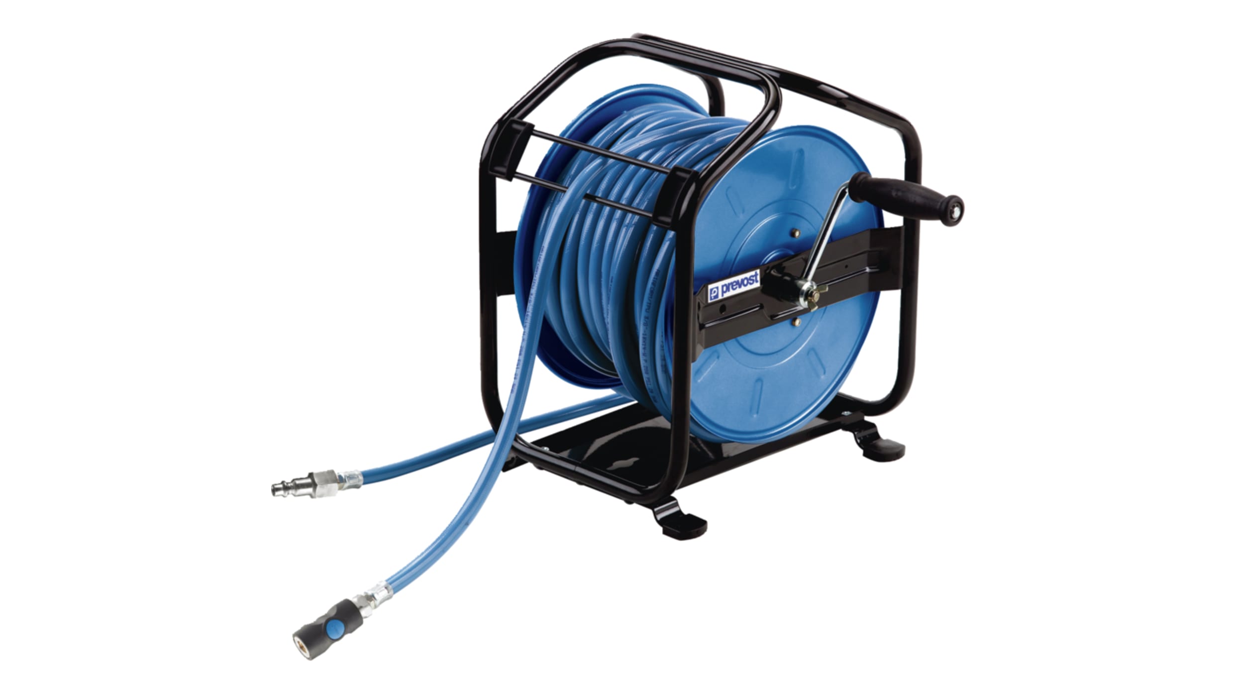 922039-4 Spring Return Hose Reel: 25 ft (3/8 in I.D.), 1/4 in MNPT, 300 psi  Max Op Pressure, Brass, Green