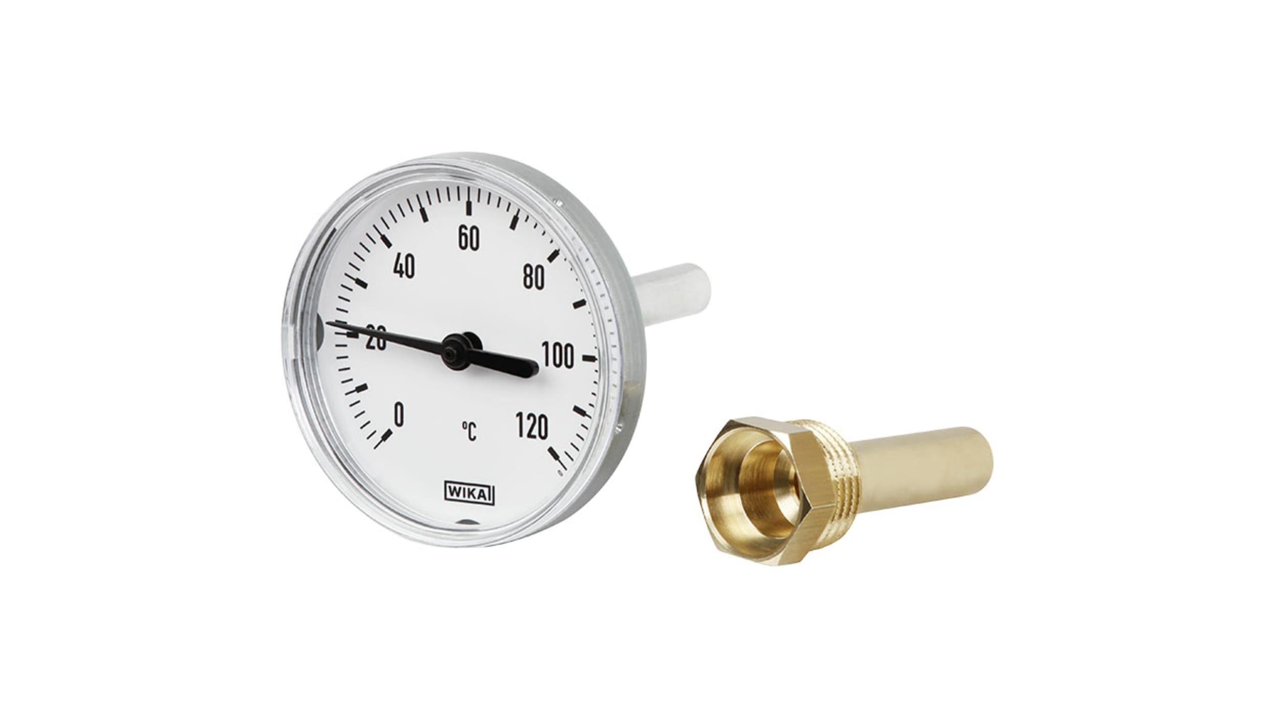 2 Dial Thermometer for Atlantic Fluid Vacuum Pump 2 1/2 stem (0-220 —