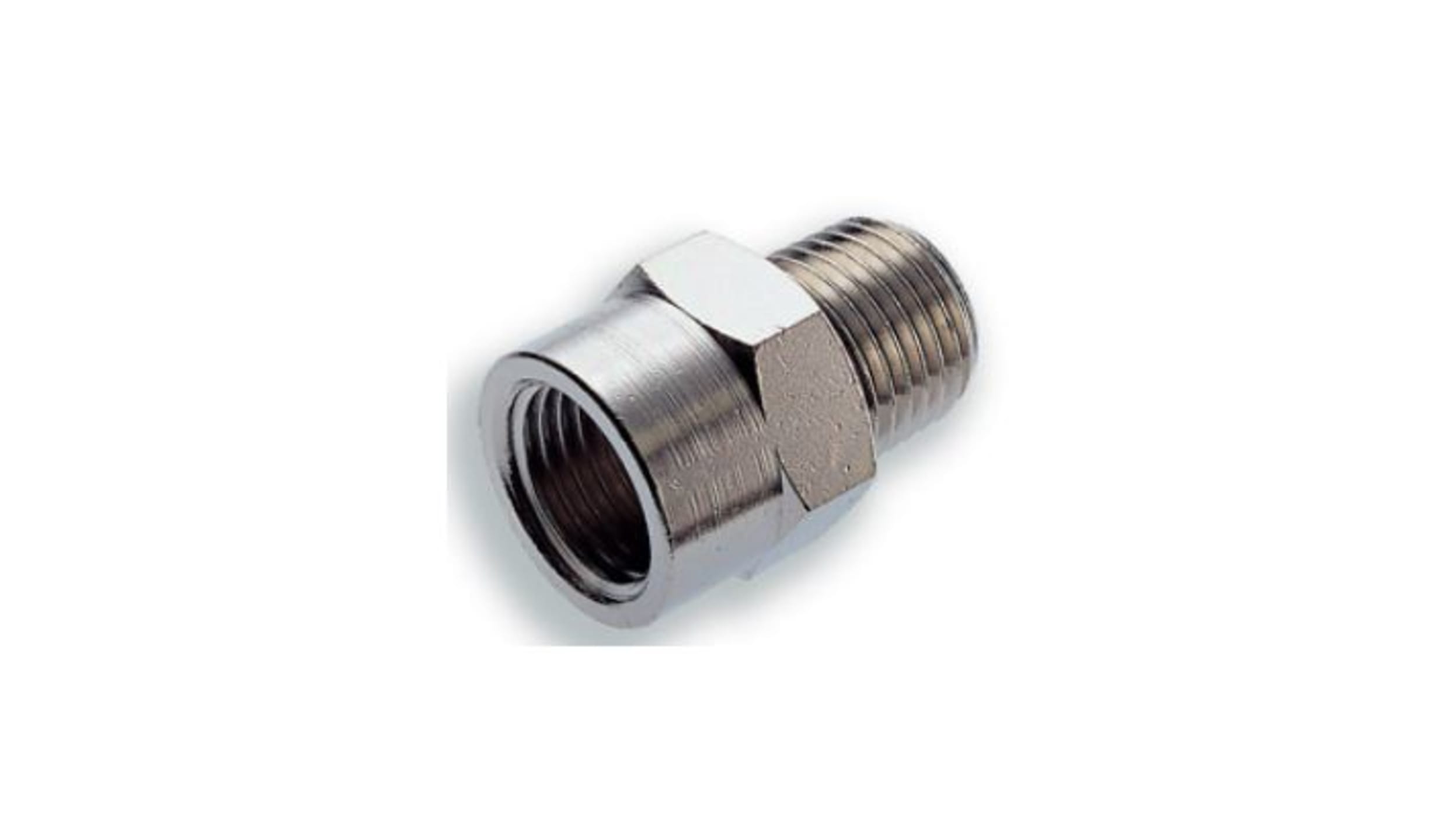 Adaptador Recto Rosca NPT Macho 1/2 x NPT Hembra 3/8