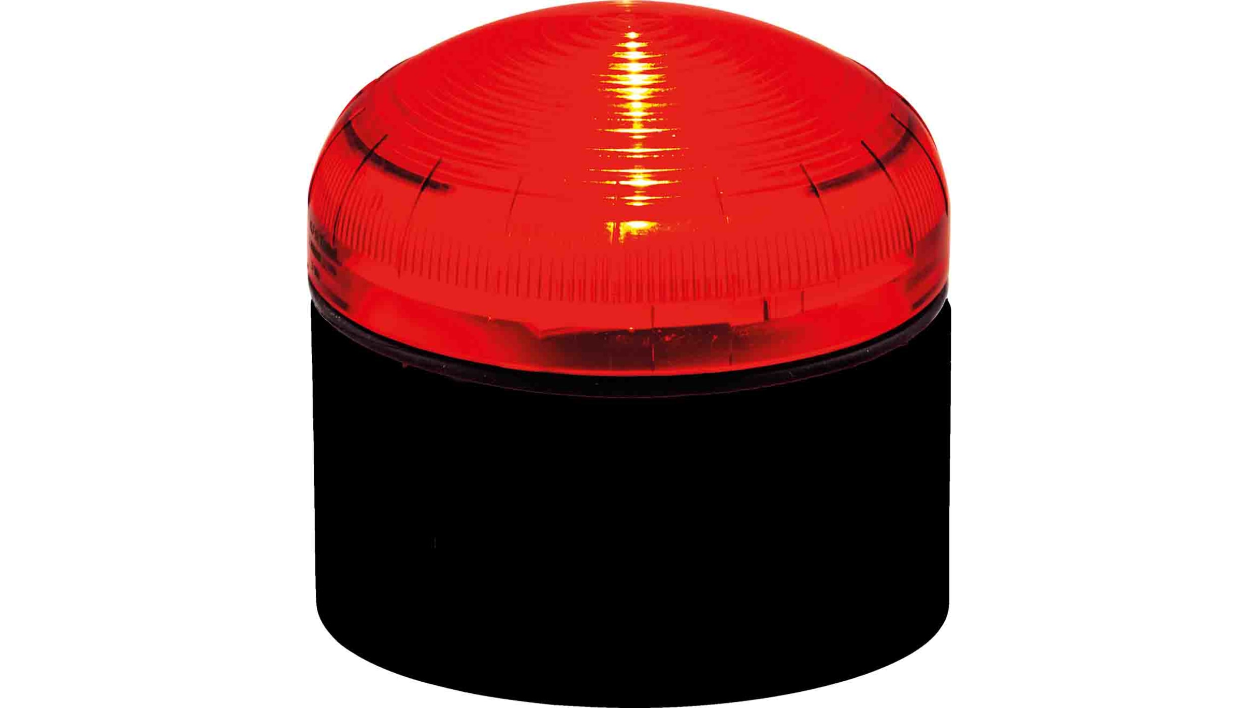 RS PRO, LED Blitz Signalleuchte Rot, 110 → 230 V ac, Ø 77mm x