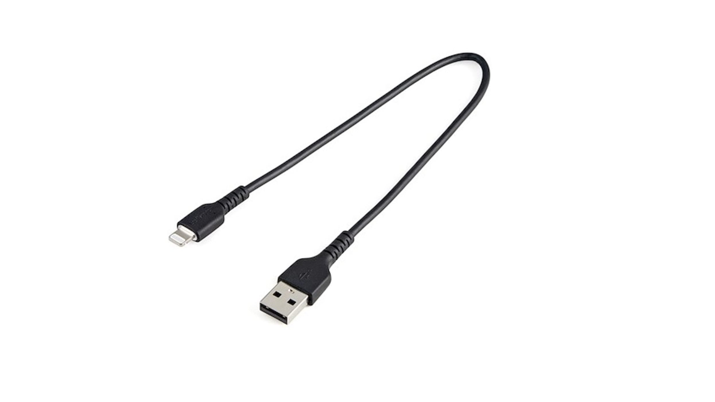 StarTech.com Câble USB-C vers Lightning de 2m - Cordon de  Charge/Syncronisation USB Type-C vers Lightning en Fibre Aramide à Ang