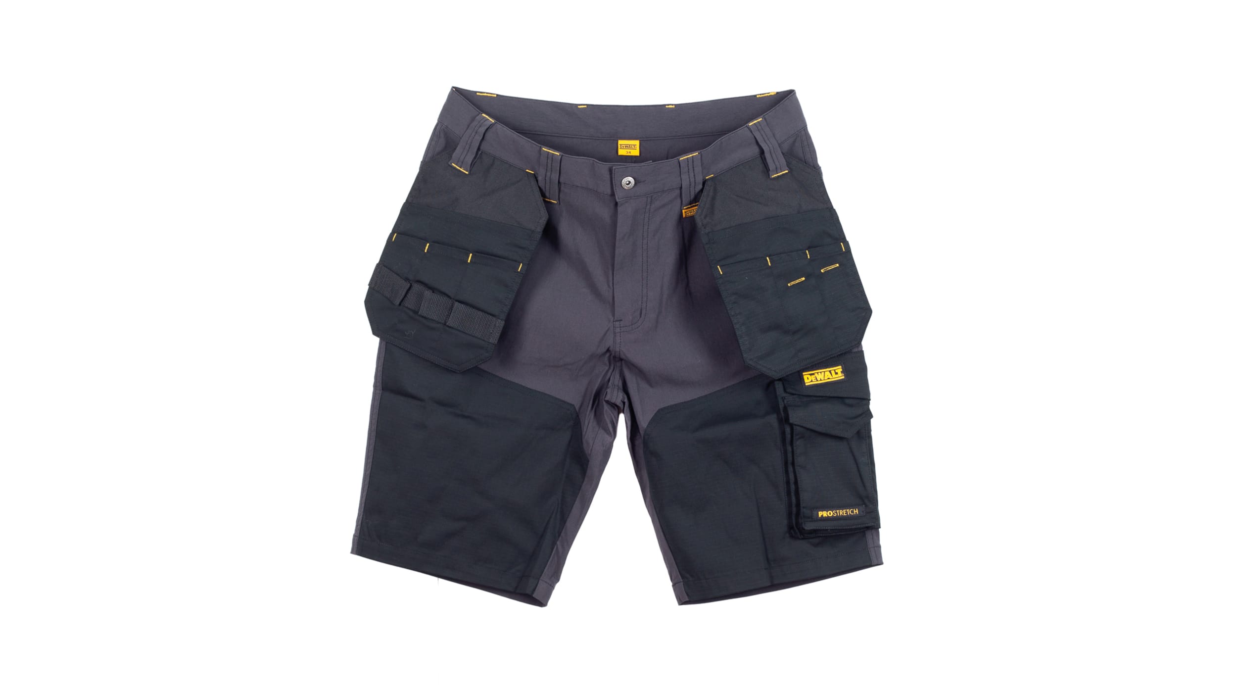 DeWALT Black Grey Work shorts 38