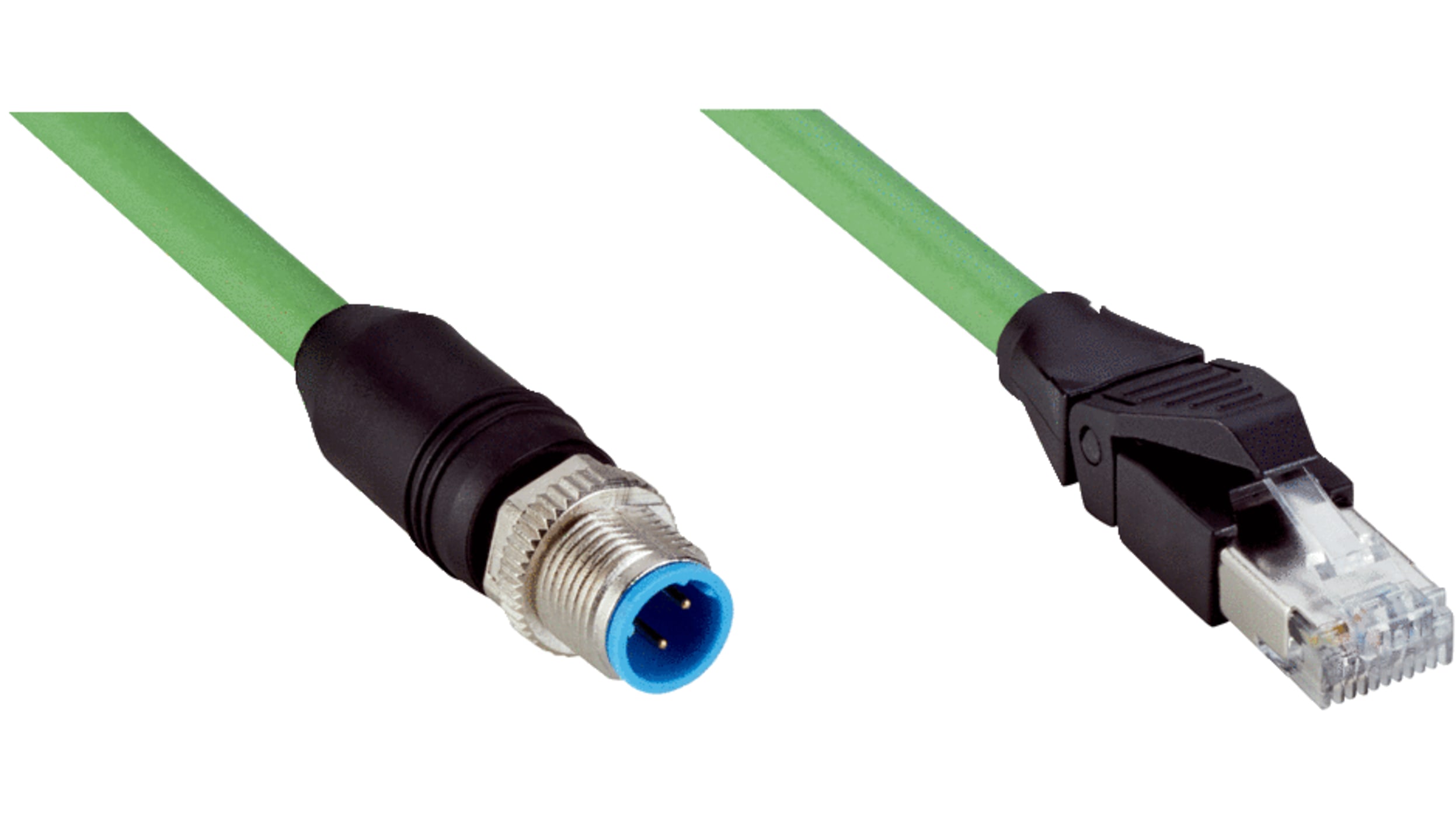 YM2D24-020PN1MRJA4 | Sick Ethernetkabel, 2m, Grün Patchkabel, A  