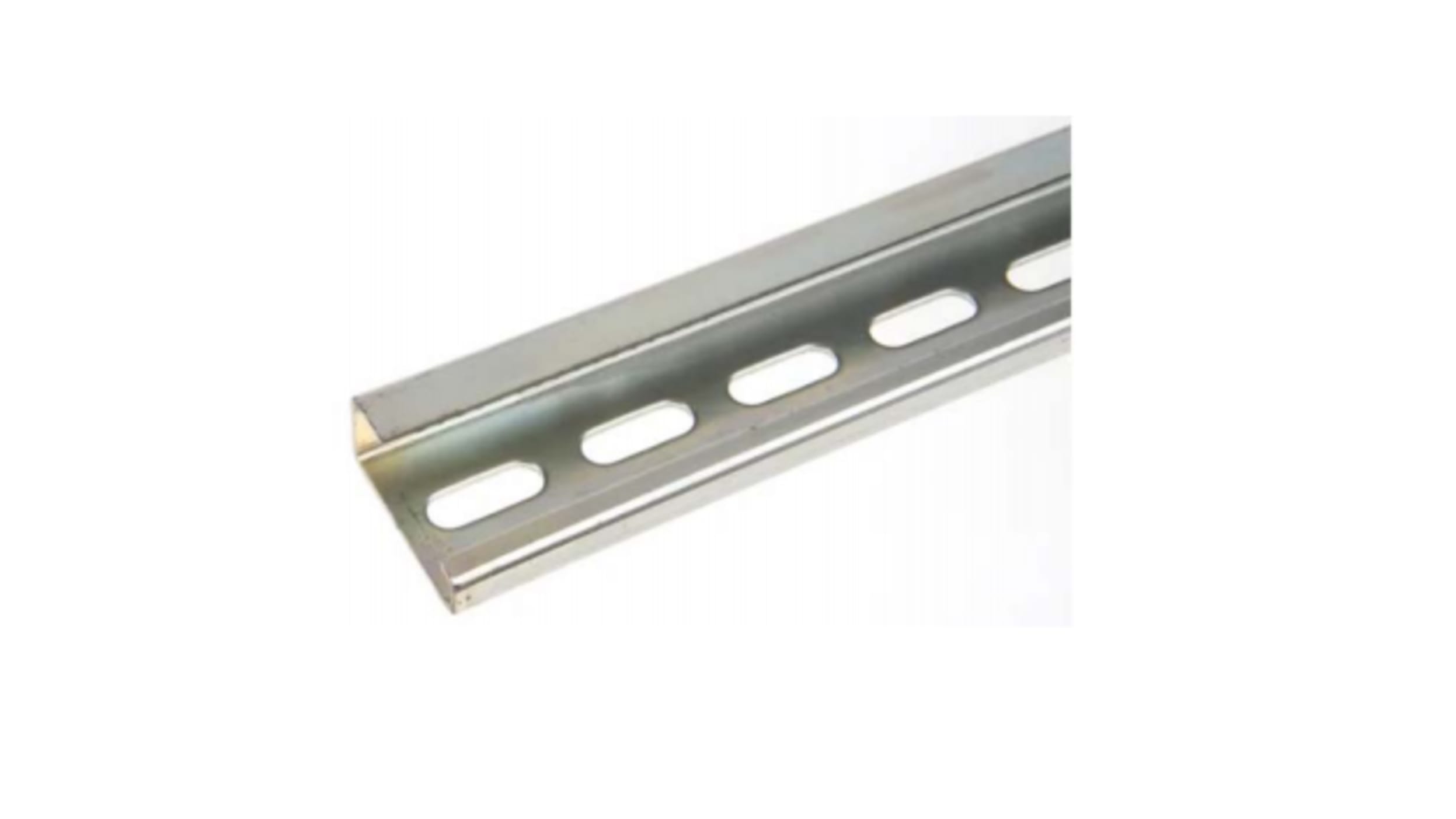 Carril DIN, perforado GTPL 2.000, perforado, Acero