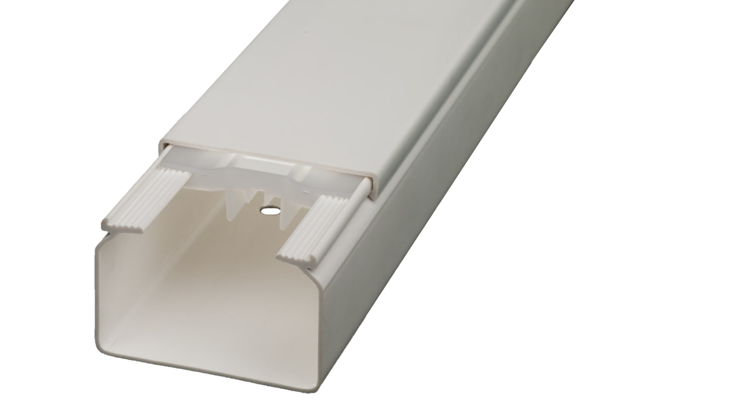 Canaleta para cables (2 m x 110 mm x 60 mm, Blanco)