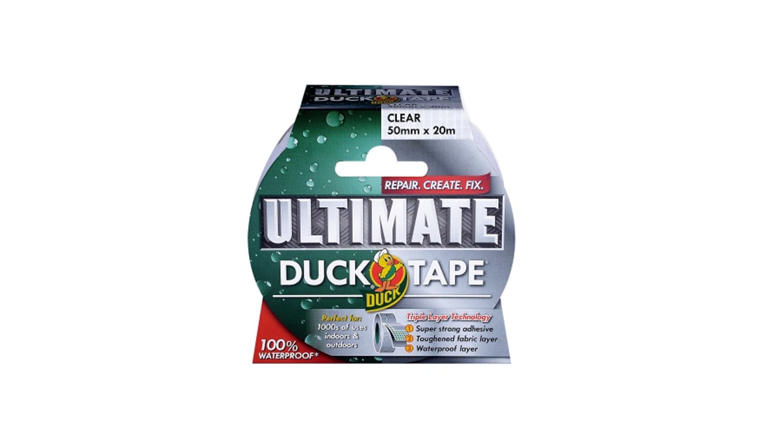 Duck Tape Heavy Duty Packaging Tapes Secure Strong Tape Clear 50mm