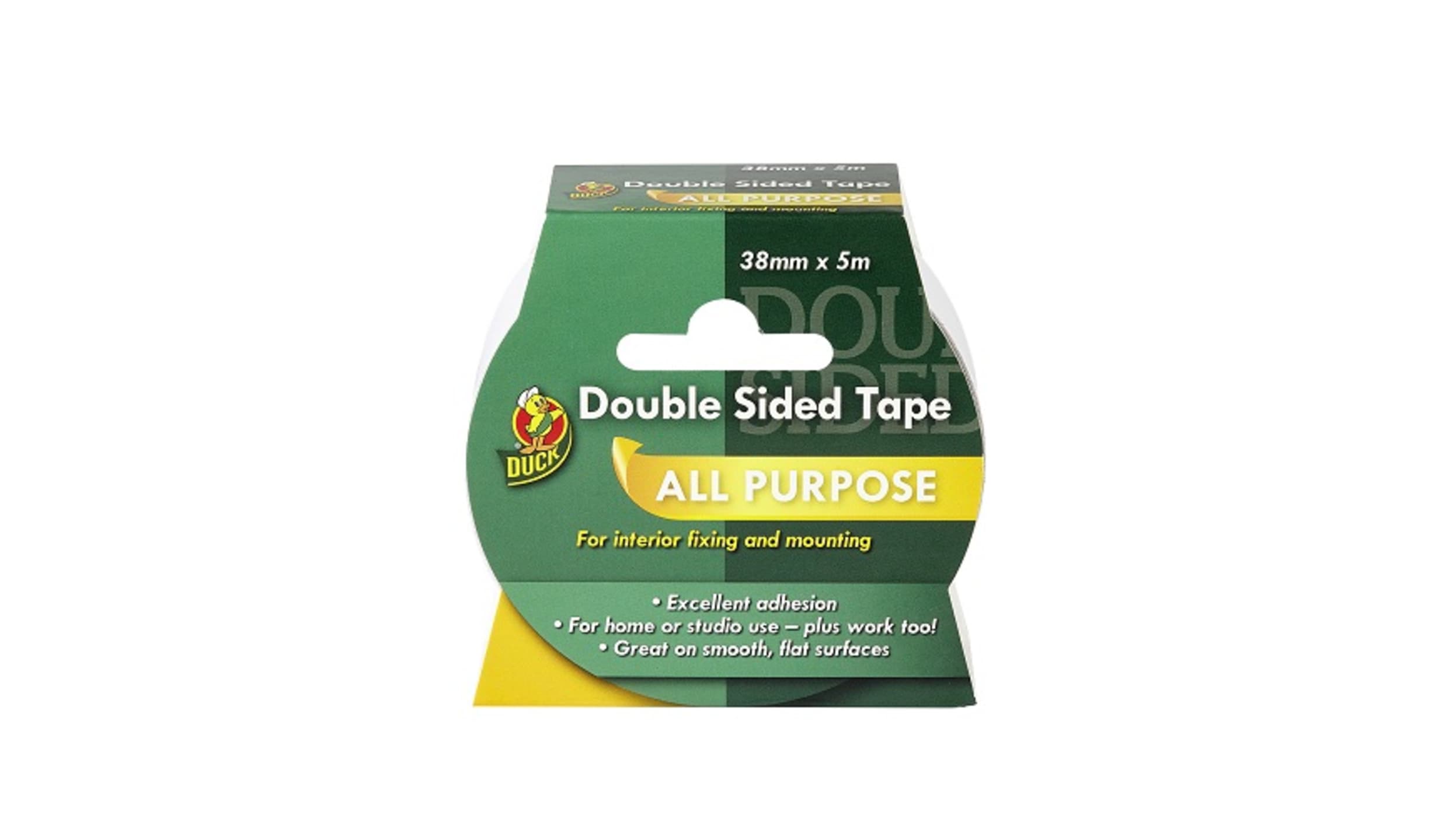 Duck Double-Sided All Purpose Tape 38mm x 5m