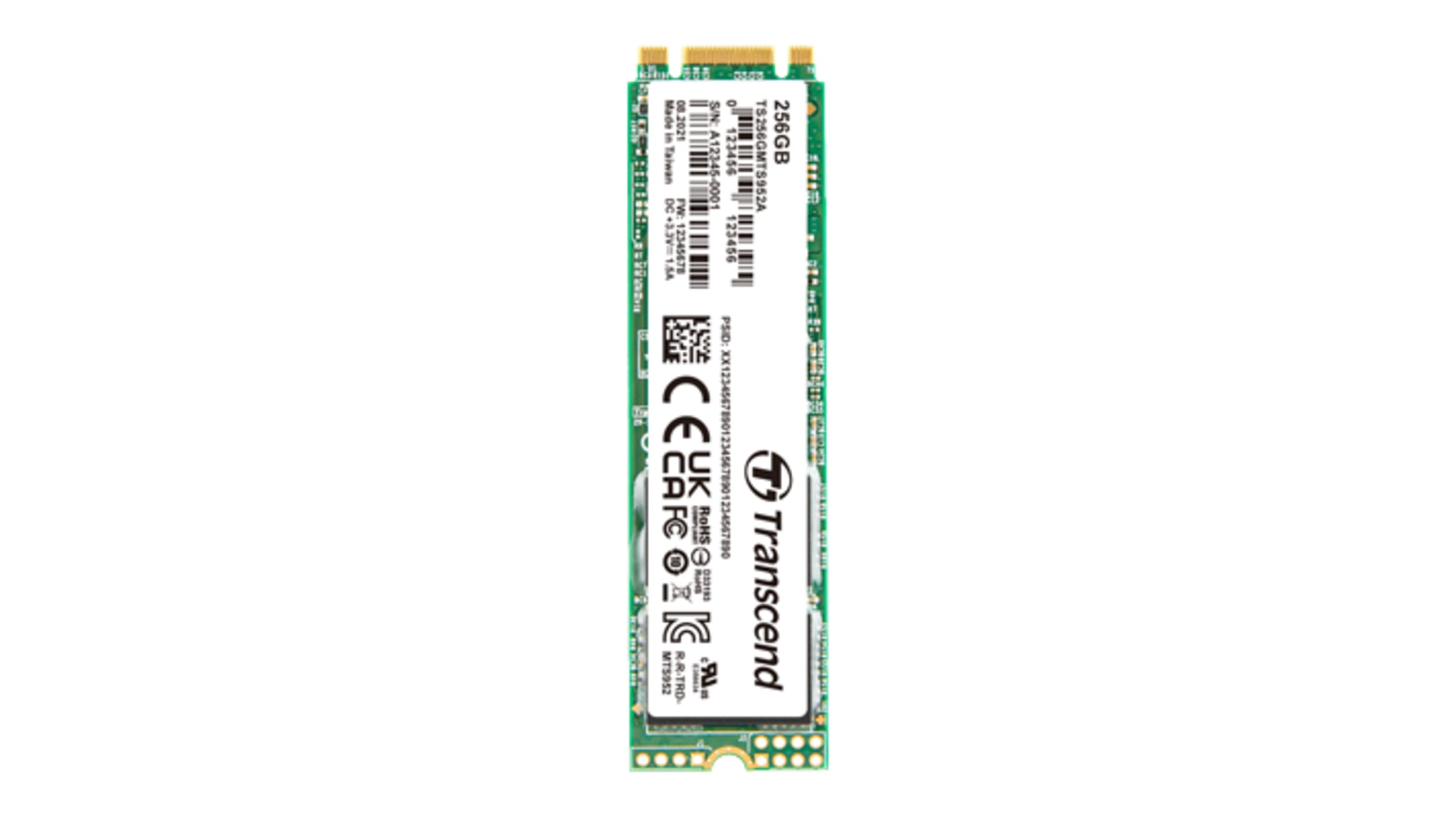 Transcend MTS952A M.2 256 GB Internal SSD Hard Drive