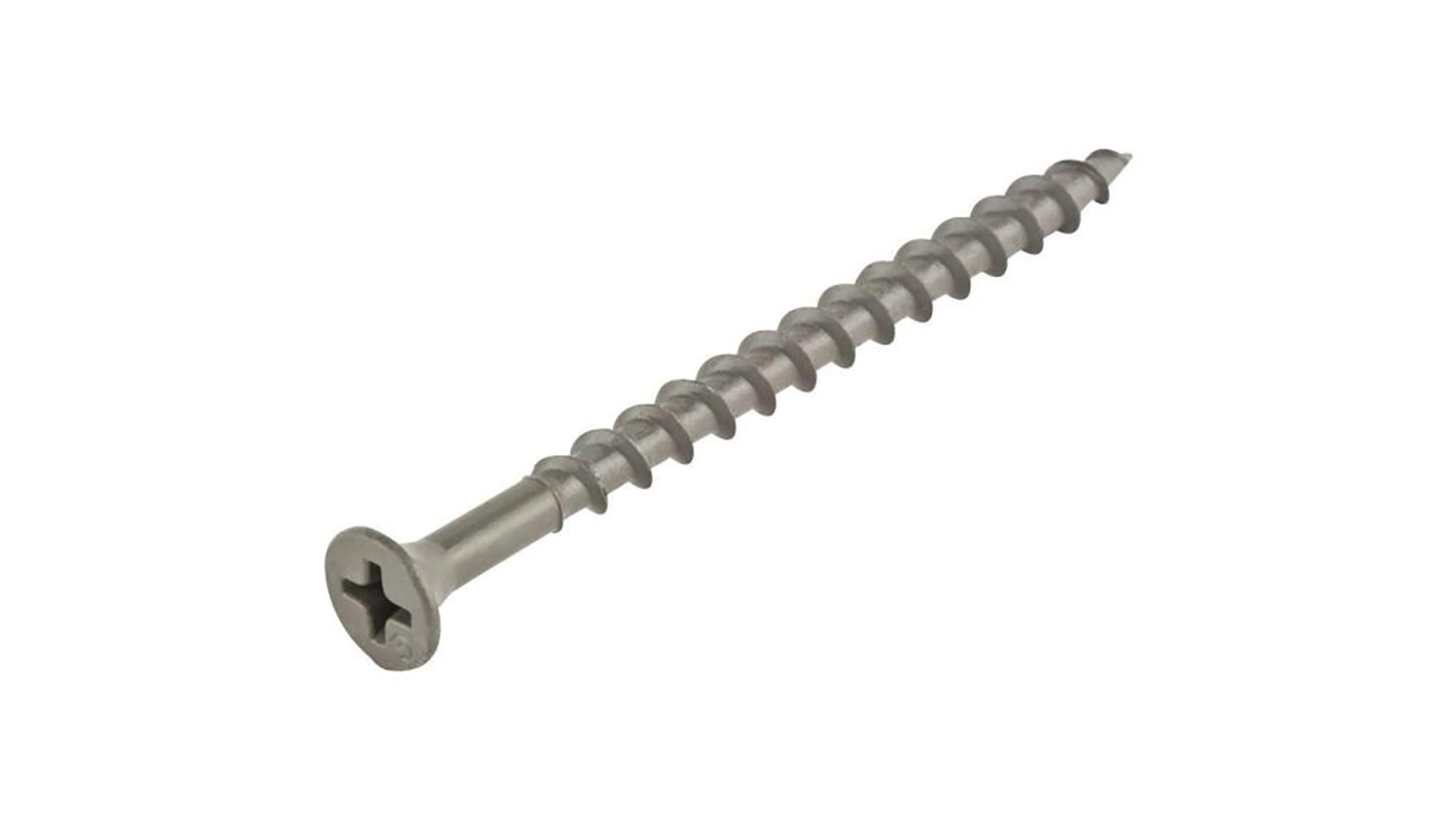 Tornillo para madera Acero Plano, 14plg