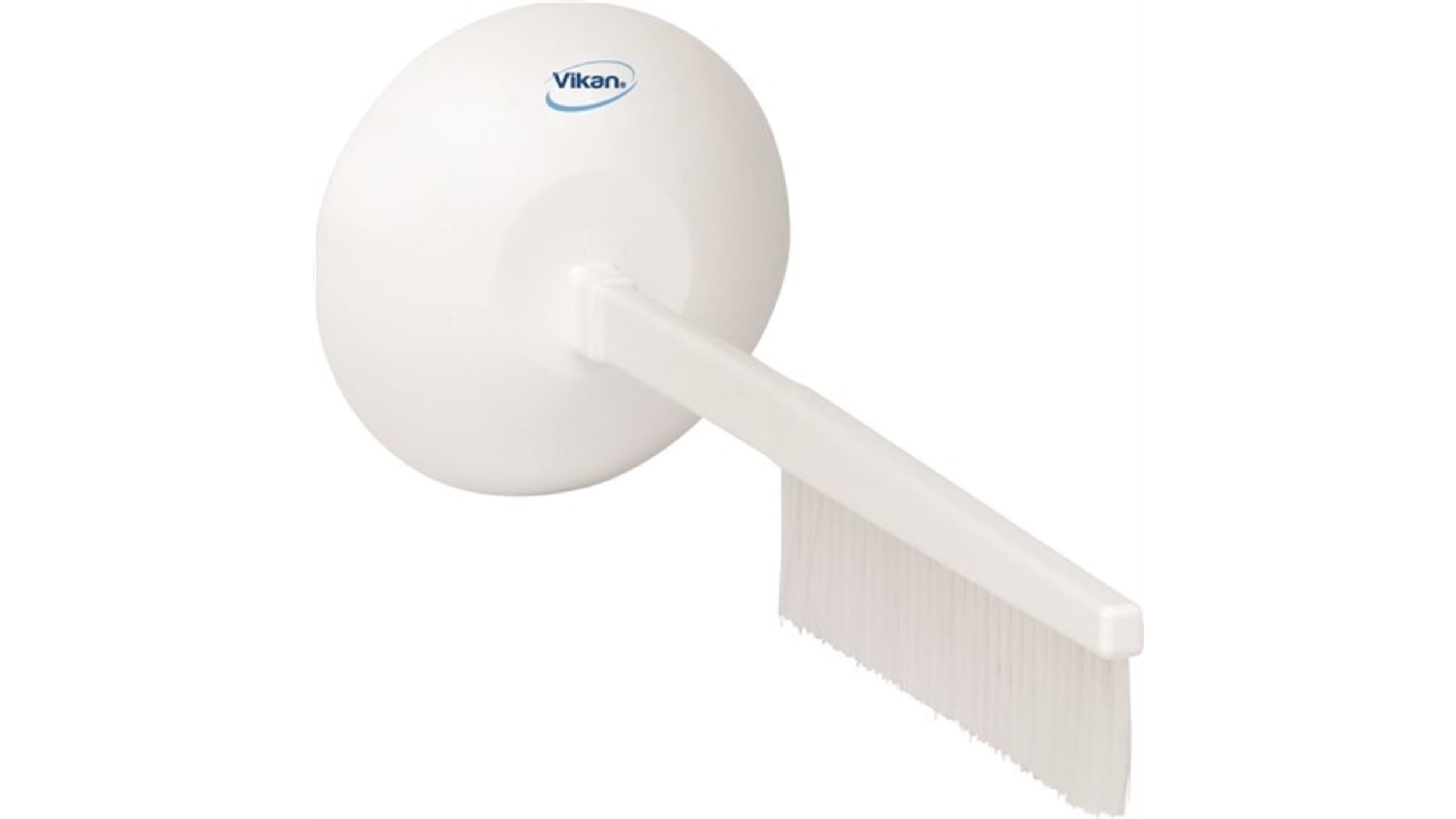 Vikan Narrow Cleaning Brush with Long Handle, 420mm, Hard Bristles