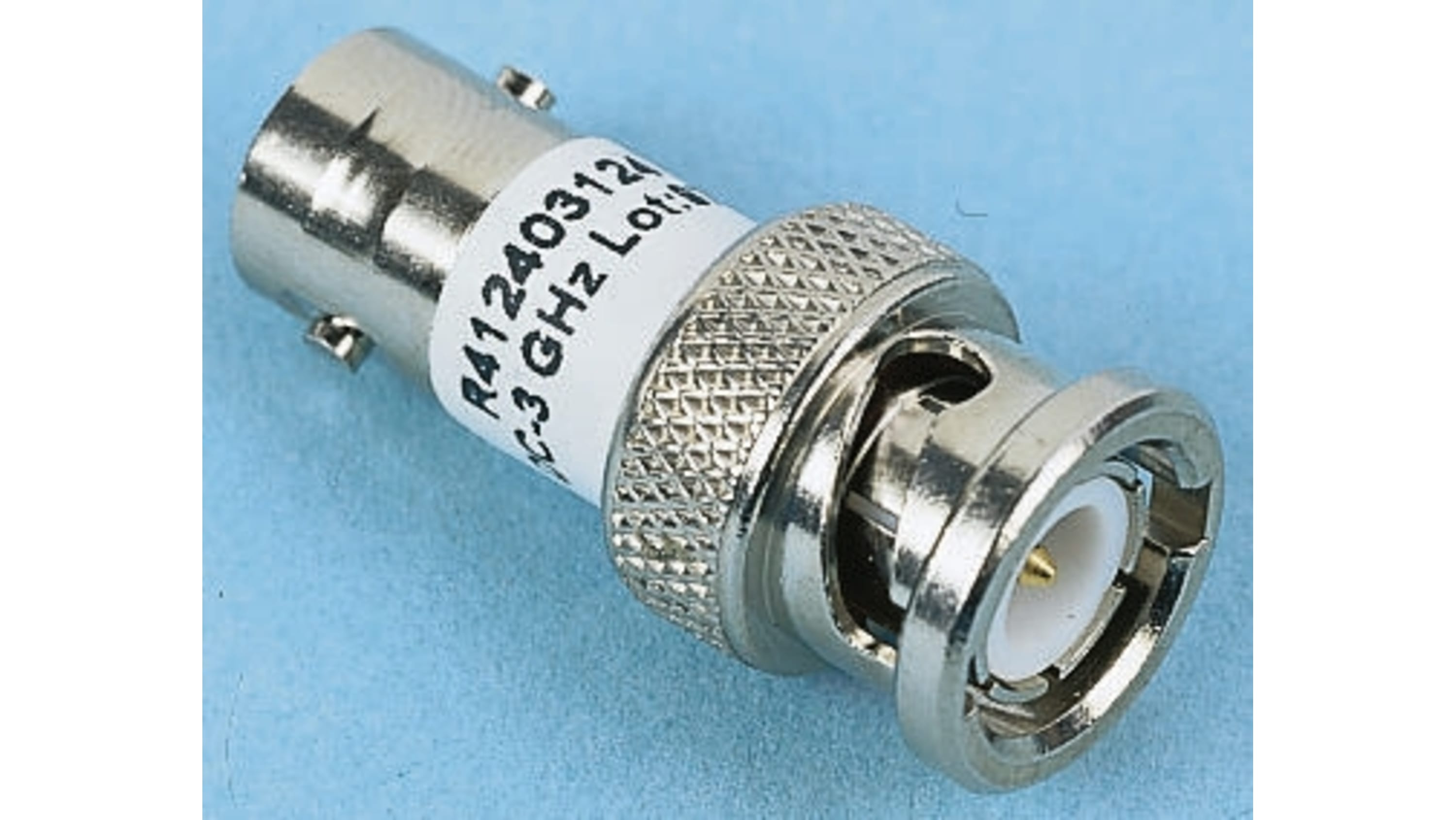 R412406124 50w Rf Attenuator Straight Bnc Connector Bnc Plug To Bnc Socket 6db Operating Frequency 3ghz Rs Components