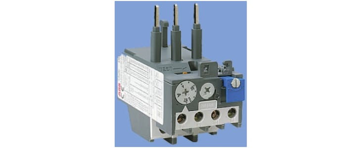 ABB TA42 Thermal Overload Relay 1NO + 1NC, 18 → 25 A F.L.C, 25 A Contact Rating, 3.43 W, 3P, A Line