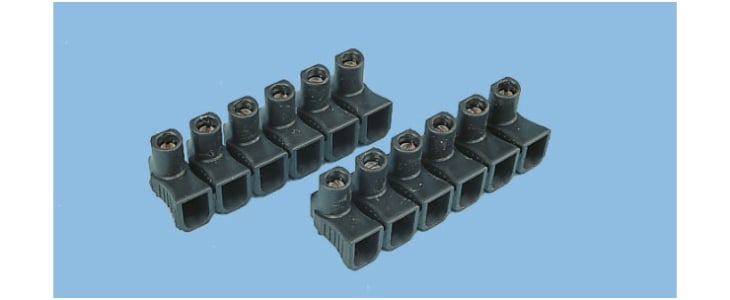 Legrand Non-Fused Terminal Block, 12-Way, 24A, 6 mm² Wire, Screw Down Termination