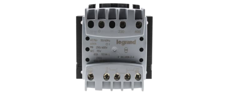 Legrand 63VA DIN Rail Transformer, 230 → 400V Primary, 115 → 230V Secondary