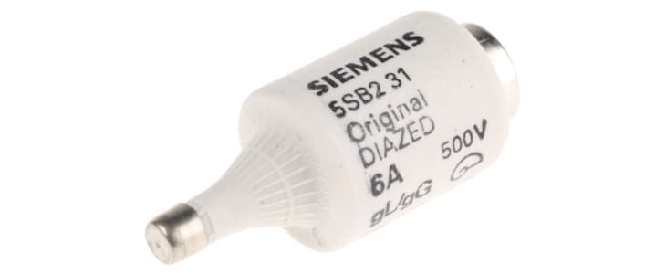 Siemens 6A DII Diazed Fuse, E27 Thread Size, gG, 500V ac