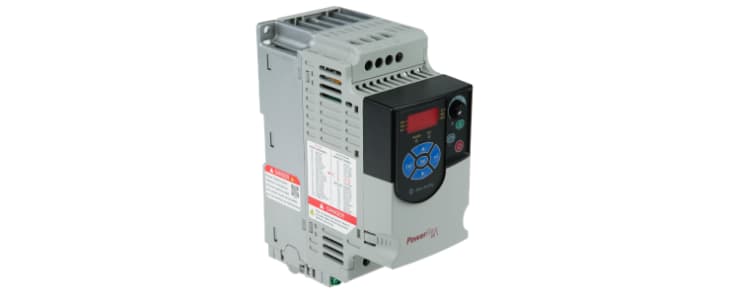 Allen Bradley Inverter Drive, 0.2 kW, 1 Phase, 240 V ac, 1.6 A, PowerFlex 4M Series