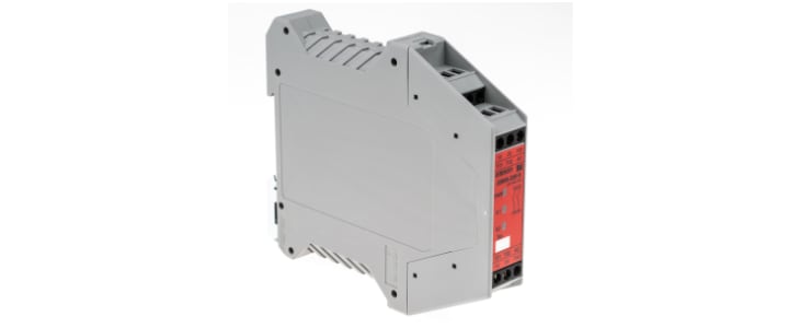 Omron Dual-Channel Emergency Stop Safety Relay, 24V ac/dc, 2 Safety Contacts