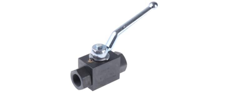 Parker Phosphated Steel Hydraulic Ball Valve, KH1/2CFX G 1/2