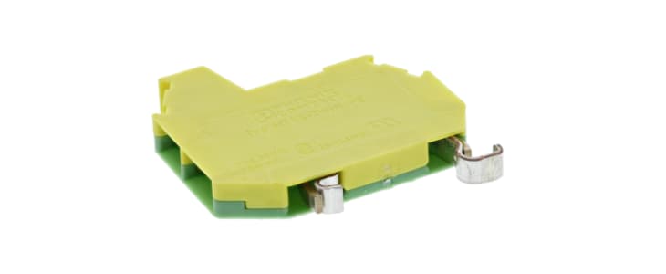 Phoenix Contact 3-Way MT1.5-TWIN-PE Earth Terminal Block, 26 → 16 AWG Wire, Screw Down, Polyamide Housing