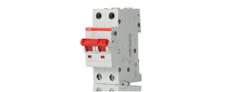 ABB 2P Pole Isolator Switch - 40A Maximum Current