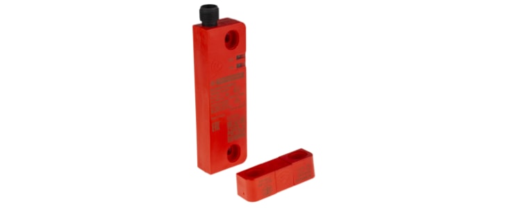 Telemecanique Sensors XCSRC Series RFID Non-Contact Safety Switch, 24V dc, Valox Housing, 2NO, M12