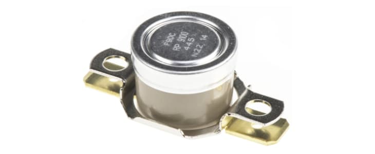 Honeywell Bi-Metallic Thermostat, Opens at +75°C, Closes at +90°C, +186°C Max, NO, Automatic Reset