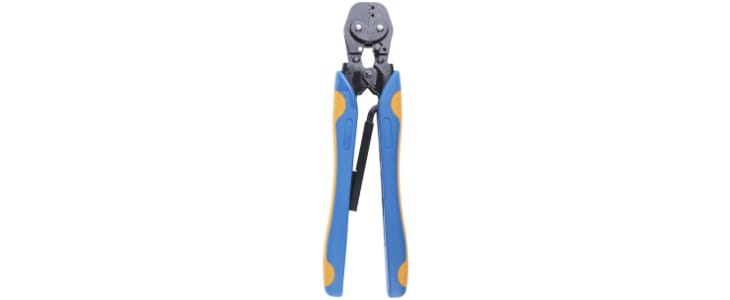 TE Connectivity CERTI-CRIMP Hand Ratcheting Crimp Tool for FASTON 250 Terminals, 0.3 → 2mm² Wire