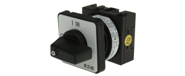 Eaton, SP 2 Position 90° On-Off Cam Switch, 690V ac, 20A, Rotary Actuator