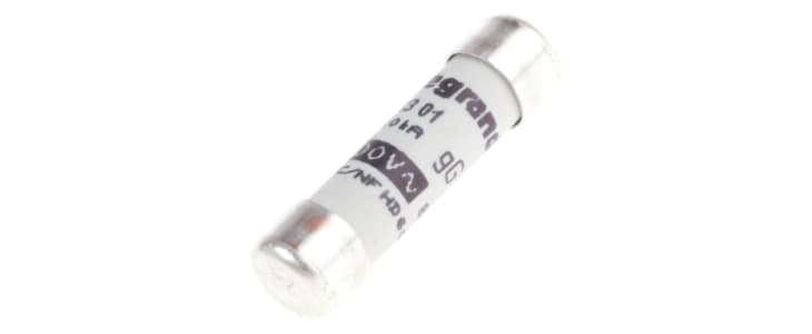 Legrand 1A F Ceramic Cartridge Fuse, 8.5 x 32mm