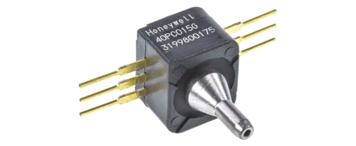 Honeywell 40PC Series Pressure Sensor, 0psi Min, 15psi Max, Amplified Output, Relative Reading