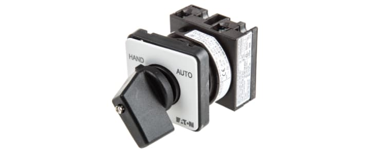 Eaton, SP 2 Position 45° Manual/Auto Cam Switch, 690V ac, 20A