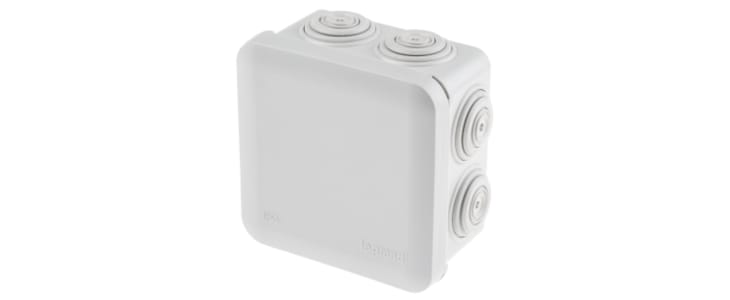 Legrand Plexo Series Grey Junction Box, IP55, 80 x 80 x 45mm