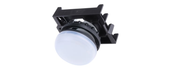 Eaton White Pilot Light Head, 22.5mm Cutout RMQ Titan Series