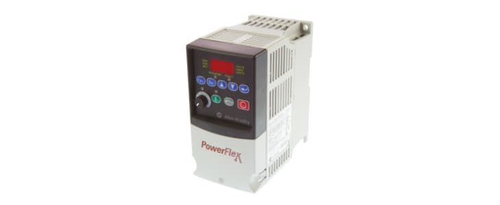 Allen Bradley Inverter Drive, 0.2 kW, 1 Phase, 230 V ac, 1.5 A, PowerFlex 4 Series