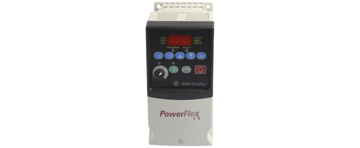 Allen Bradley Inverter Drive, 1.5 kW, 3 Phase, 400 V ac, 4 A, PowerFlex 4 Series