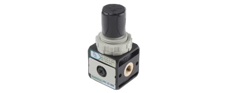 EMERSON – ASCO G 1/8 Pneumatic Regulator - 0.5bar to 8bar, 1/8in, 12bar max. input