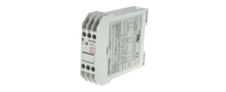 Allen Bradley Temperature Monitoring Relay, DPST, DIN Rail