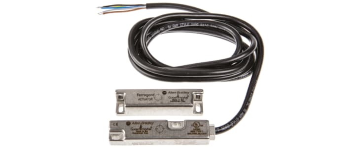 Allen Bradley Guardmaster 440N Series Magnetic Non-Contact Safety Switch, 250V ac, Stainless Steel Housing, NC, 2m Cable