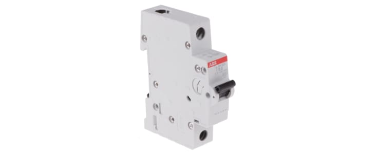 ABB Compact Home SH200 MCB, 1P Poles, 6A Curve B, 400V AC, 60V DC, 6 kA Breaking Capacity, MCB