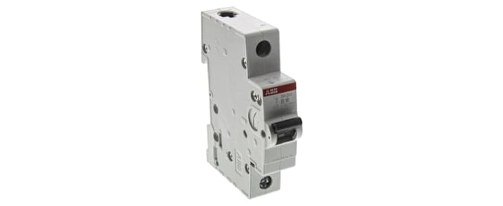 ABB Compact Home SH200 MCB, 1P Poles, 16A Curve B, 440V AC, 60V DC, 6 kA Breaking Capacity, MCB