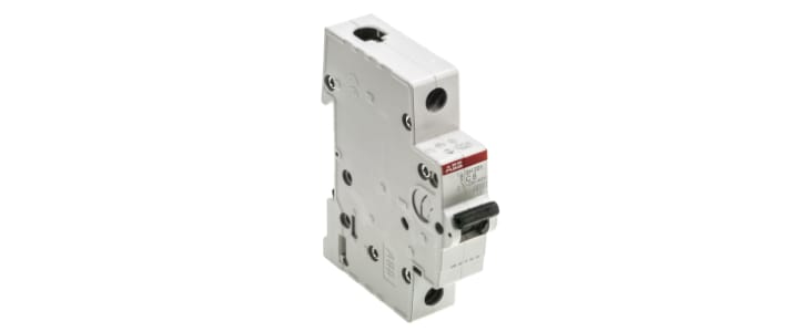 ABB Compact Home SH200 MCB, 1P Poles, 6A Curve C, 440V AC, 6 kA Breaking Capacity, MCB